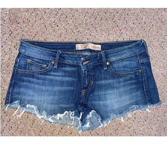 Guess short blue jean shorts size 29 - Picture 2 of 4